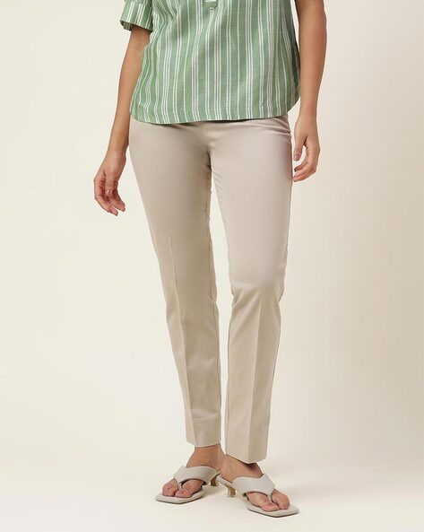 Buy Green Trousers & Pants for Women by Vero Moda Online | Ajio.com