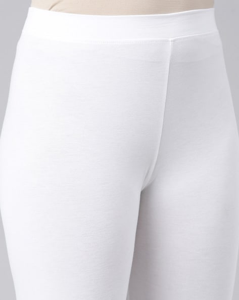 Buy White Leggings for Women by Twin Birds Online