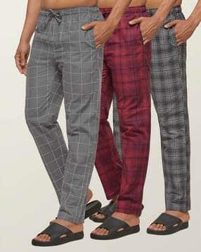 xyxx Pack of 3 Checked Pyjamas-picture-18