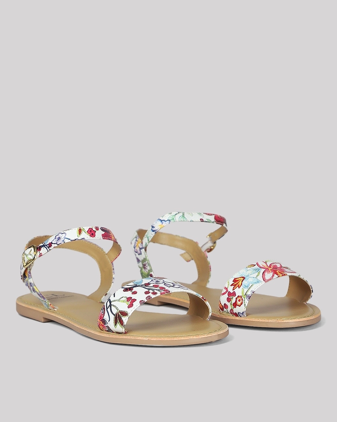 White big flower sandals – Beppy's Bow Boutique