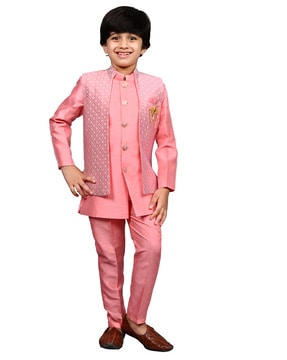 Pink colour dress for boy sale