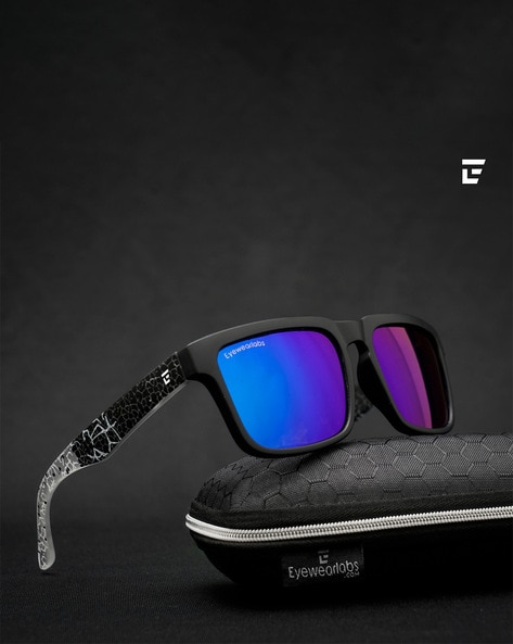 Buy Men Blue Sunglasses Online In India -  India