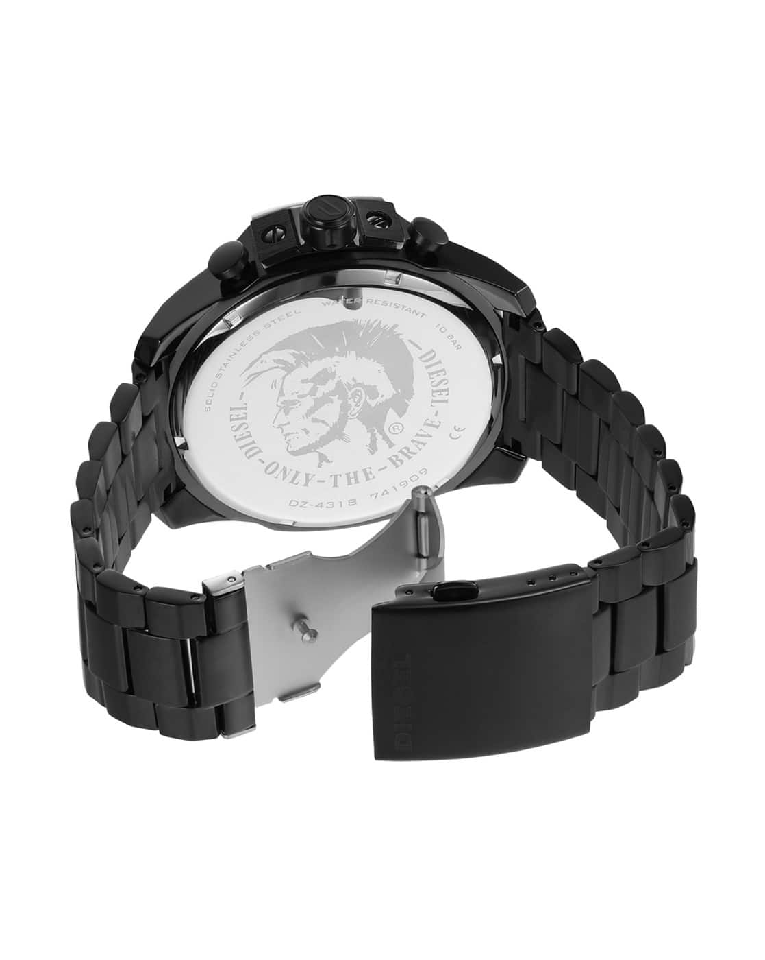 Buy DIESEL Men Mega Chief Chronograph Watch DZ4318 Black Color