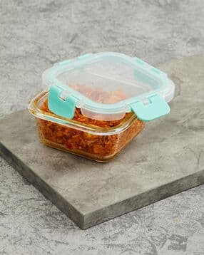 square food storage container with removable lid