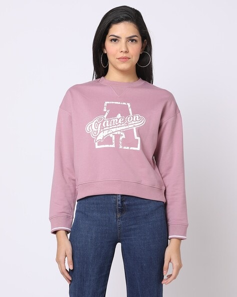 Buy Pink Sweatshirt & Hoodies for Women by Teamspirit Online