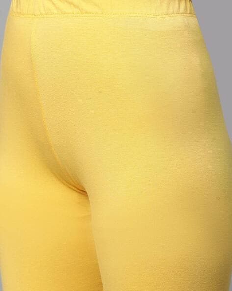 Buy Yellow Churidars & Leggings for Women by AURELIA Online