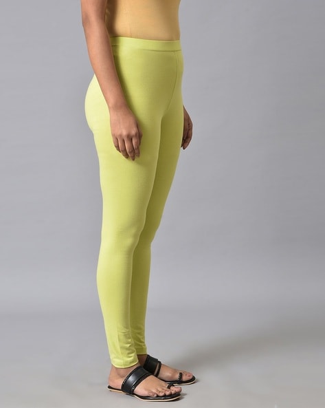Buy Green Leggings for Women by ZRI Online | Ajio.com