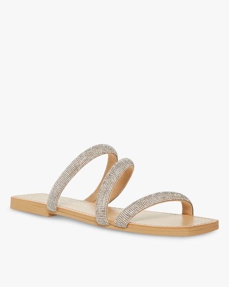 Shop Steve Madden Women's Embellished Slip-On Flat Sandals Online | Splash  Saudi