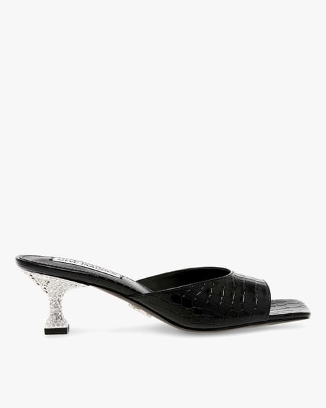 STEVE MADDEN Alayah Croco High Sandals