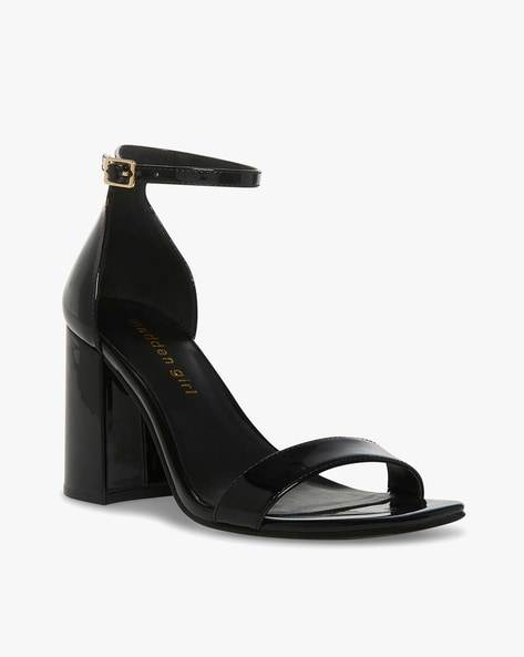 Steve Madden Women's Breslin Heeled Sandal, Black, 10 : Amazon.in: Shoes &  Handbags