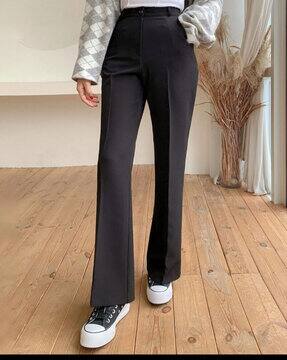 Buy Black Trousers & Pants for Women by Broadstar Online | Ajio.com