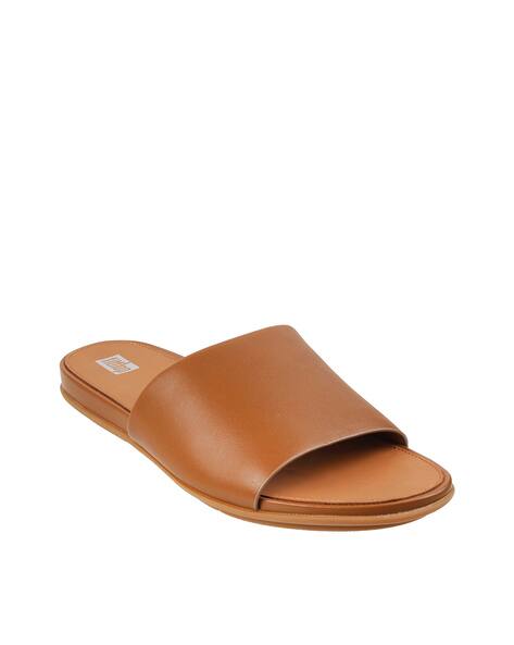 Flip Flops Fitflop Chappals Buy Tan Flip Flop Slippers For Women