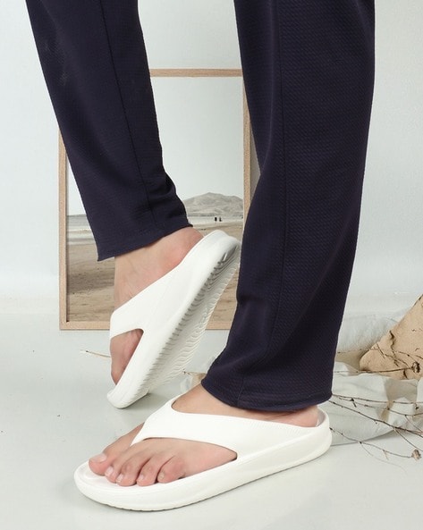 Buy Off-White Flip Flop & Slippers for Men by Carlton London