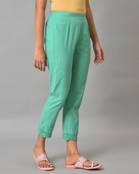 Grace and Lace Pocketed Wide Leg Pants - Everest Green – Bless Your Heart  Boutique