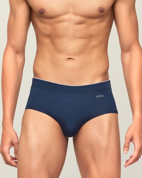 Buy XYXX Navy & Beige Heathered Briefs - Pack of 2 for Men's Online @ Tata  CLiQ