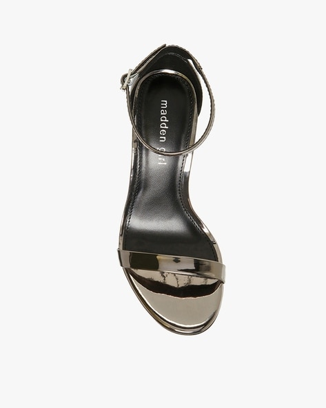 Buy Aurelia Women's Silver Ankle Strap Sandals for Women at Best Price @  Tata CLiQ