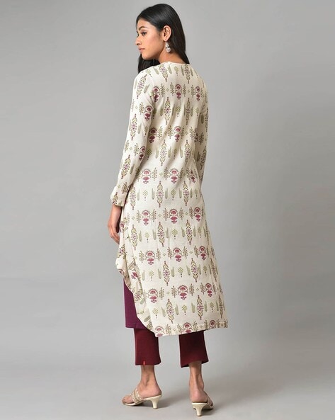 Buy White Chanderi Plain Notched Jacket Dress For Women by Juanita by  Shubhda Online at Aza Fashions.