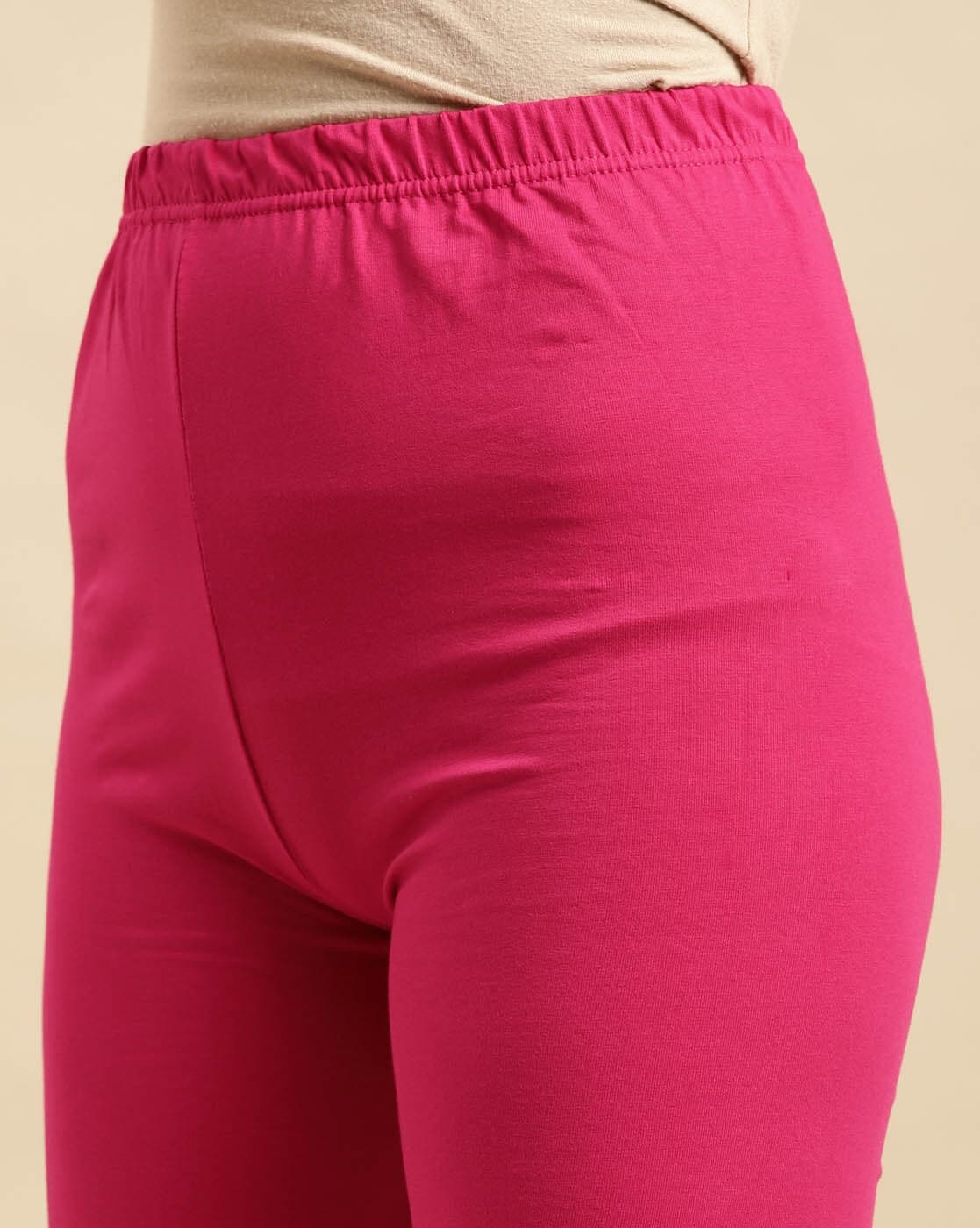 Buy Pink Leggings for Women by Rangita Online