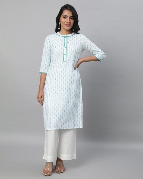 Buy Blue Kurtas for Women by AURELIA Online Ajio