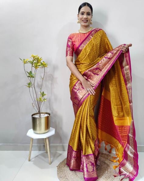 Kanjivaram Silk Saree Online Shopping 5 - SareesWala.com