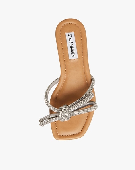 Steve madden jaron online flat sandals in clear