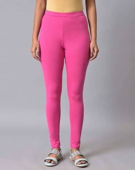 W Pink Leggings - Buy W Pink Leggings online in India