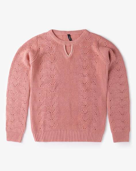 Buy Pink Sweaters & Cardigans for Girls by RIO GIRLS Online