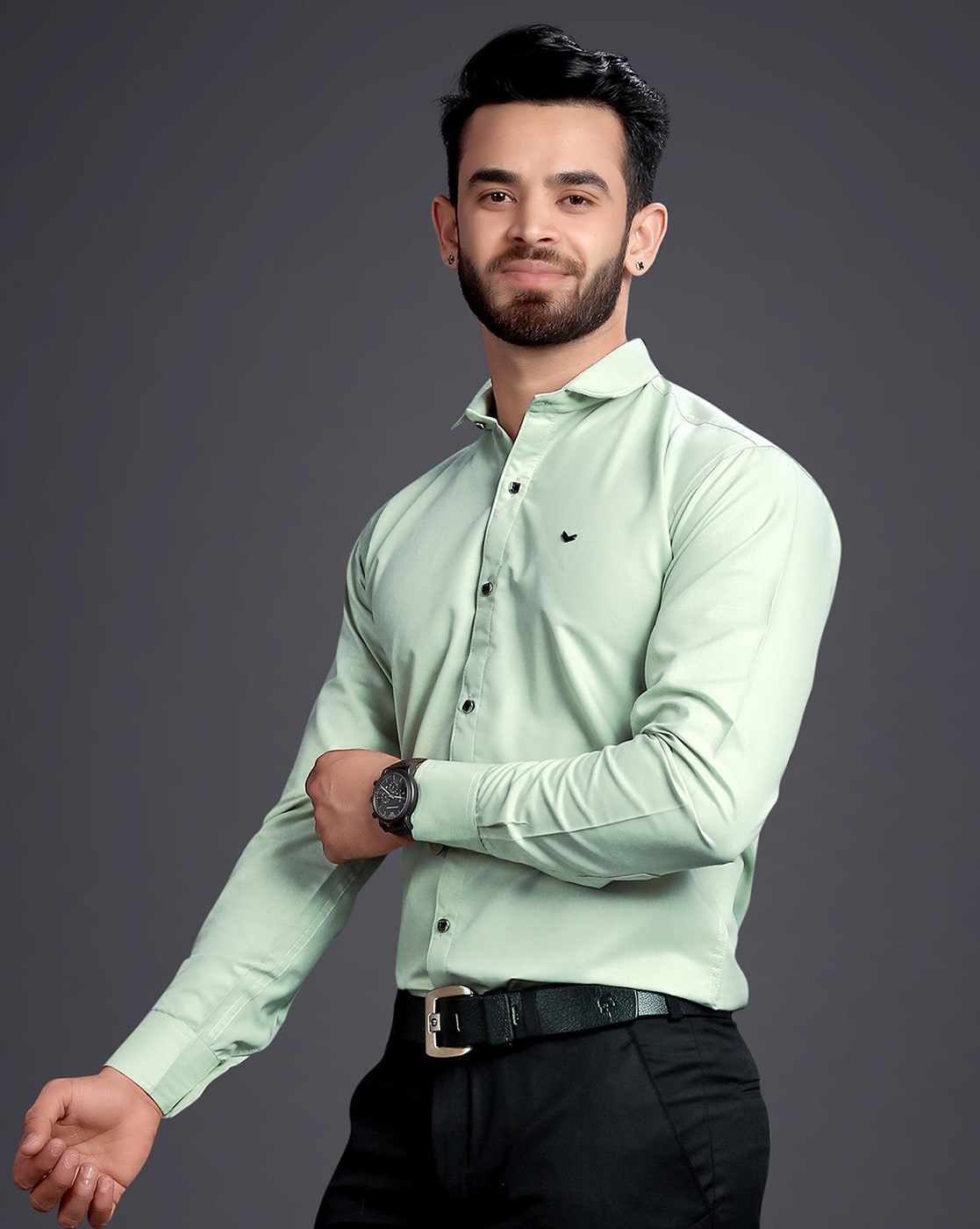 Sea green hotsell formal shirt