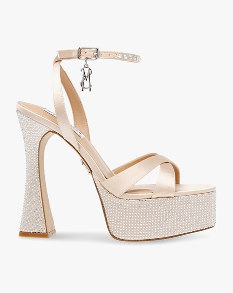 Steve madden white heel sandals new arrivals