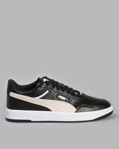 Puma lak sneakers outlet zwart