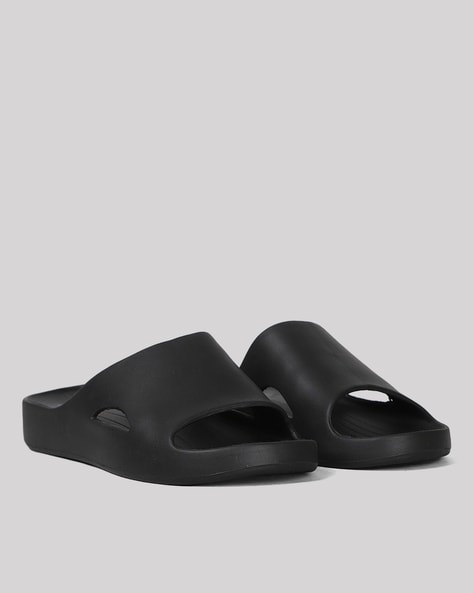 Black discount slide sandals