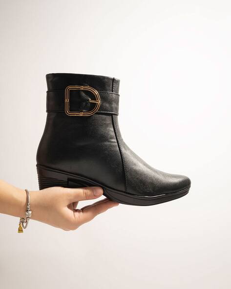 Shoetopia Women Boots with Zipper Closure