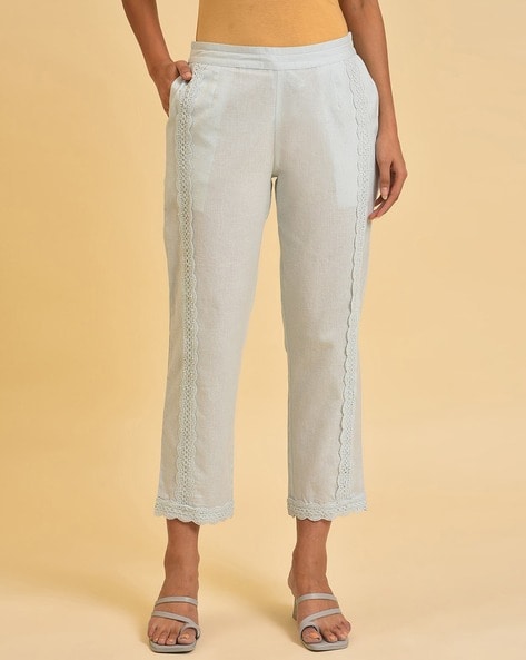 Self Stitch 3 Box Pleat Pants for Women Online India at Darveys.com