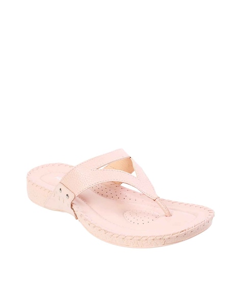 Buy Pink Flat Sandals for Women by Mochi Online