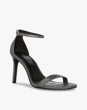 Steve madden black online strappy sandals