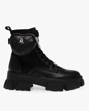 steve madden Tanker-H Bone Leather Lace-Up Booties-picture-11