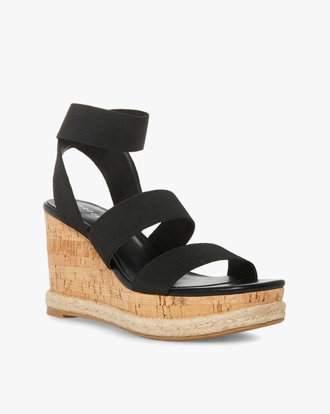 Steve Madden Lake - Black Leather Sandals - Cute Platform Sandals - Lulus