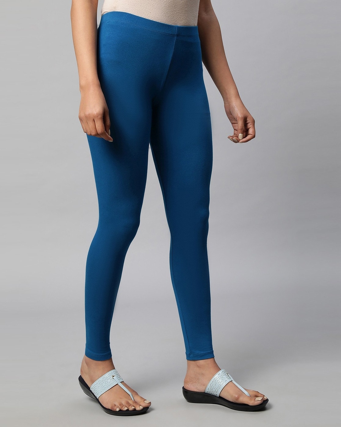 Buy Blue Churidars & Leggings for Women by AURELIA Online