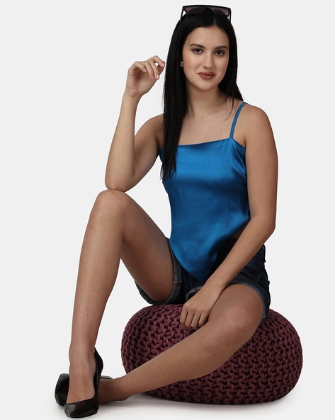Buy Blue Tops for Women by POPWINGS Online