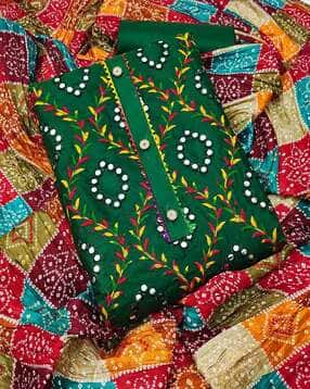 manvaa Embroidered 3-Piece Unstitched Dress Material-picture-14