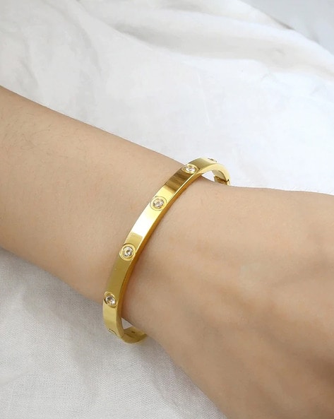 Buy Silver-Toned Bracelets & Bangles for Women by Glowzi Online | Ajio.com