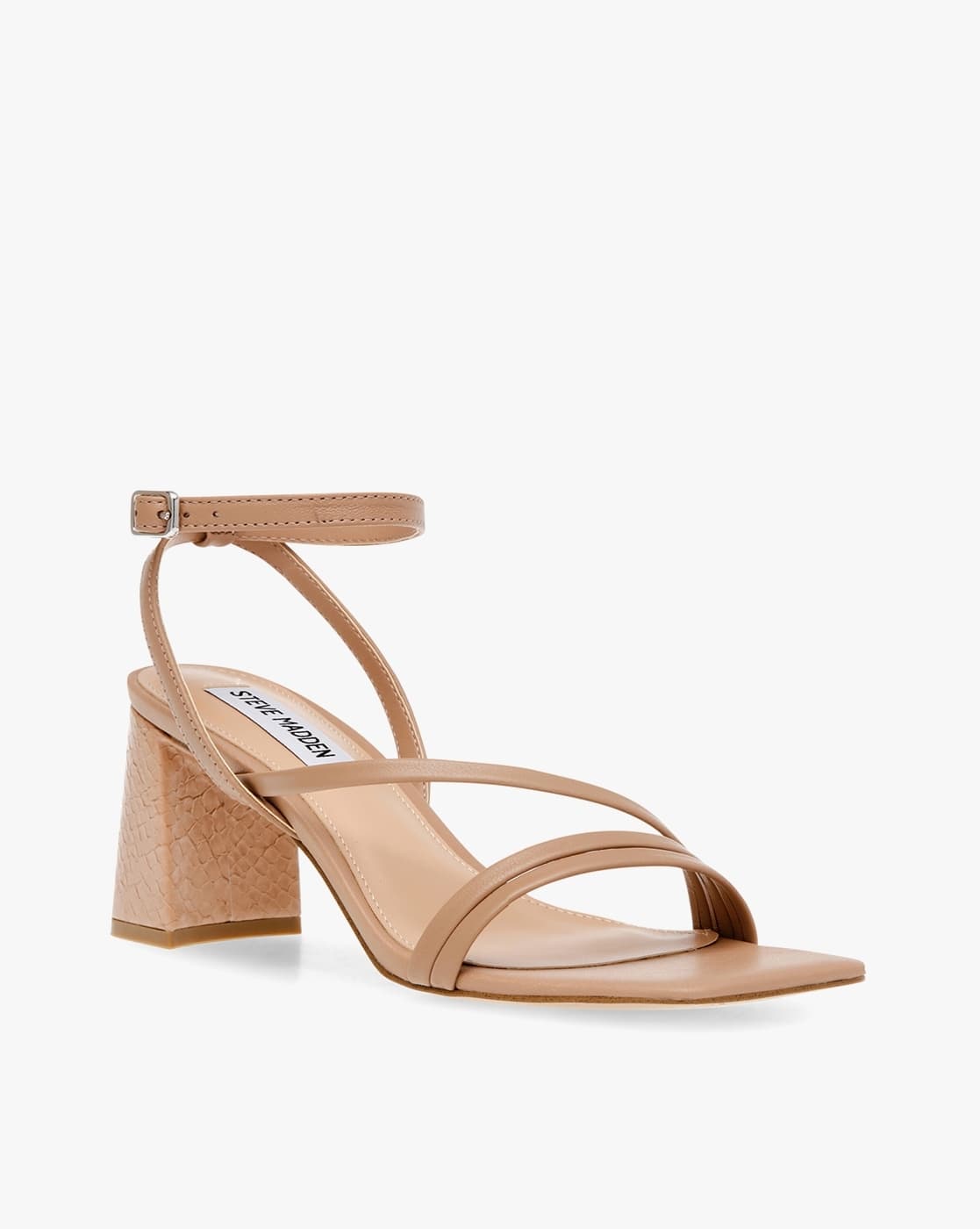 Buy Camel Leather Heeled Sandals for Women by STEVE MADDEN Online