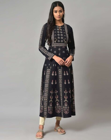 W hot sale anarkali kurti