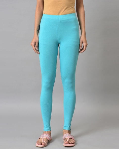 Buy online High Rise Solid Leggings from winter wear for Women by Aurelia  for ₹700 at 42% off | 2024 Limeroad.com