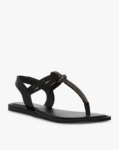 Steve madden black discount sandals with studs