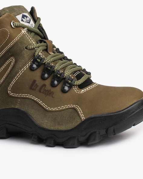 Buy Olive Boots for Men by Lee Cooper Online | Ajio.com