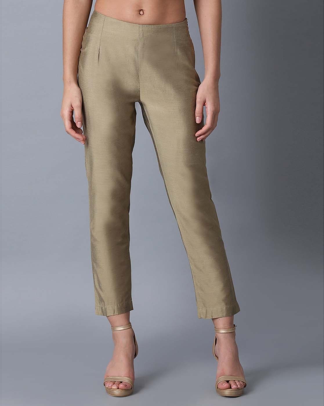 Buy Black Trousers & Pants for Women by FASHION BOOMS Online | Ajio.com