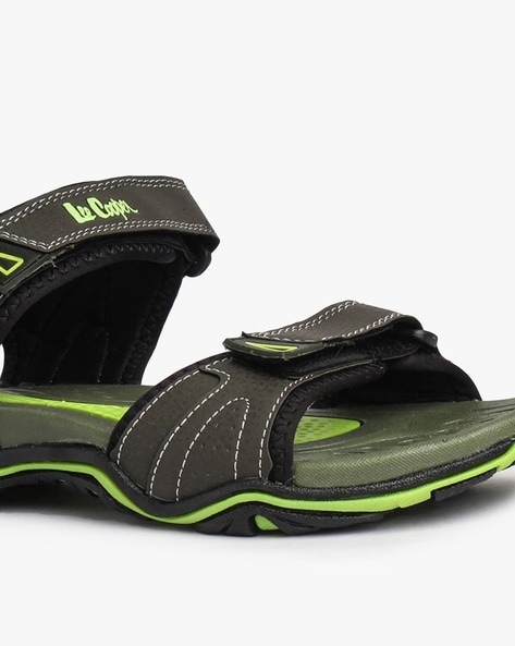 Buy Sparx Men Olive Green & Yellow Comfort Sandals - Sandals for Men  2337727 | Myntra