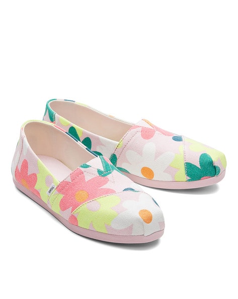 Floral Print Lightweight Slip-Ons