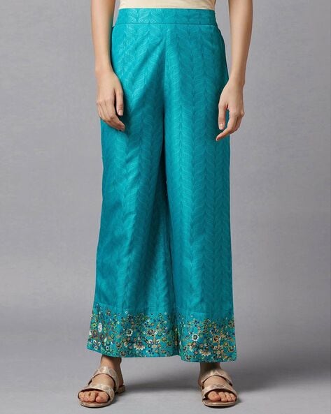 Palazzos & Salwars, AVAASA -XL Blue Leggings